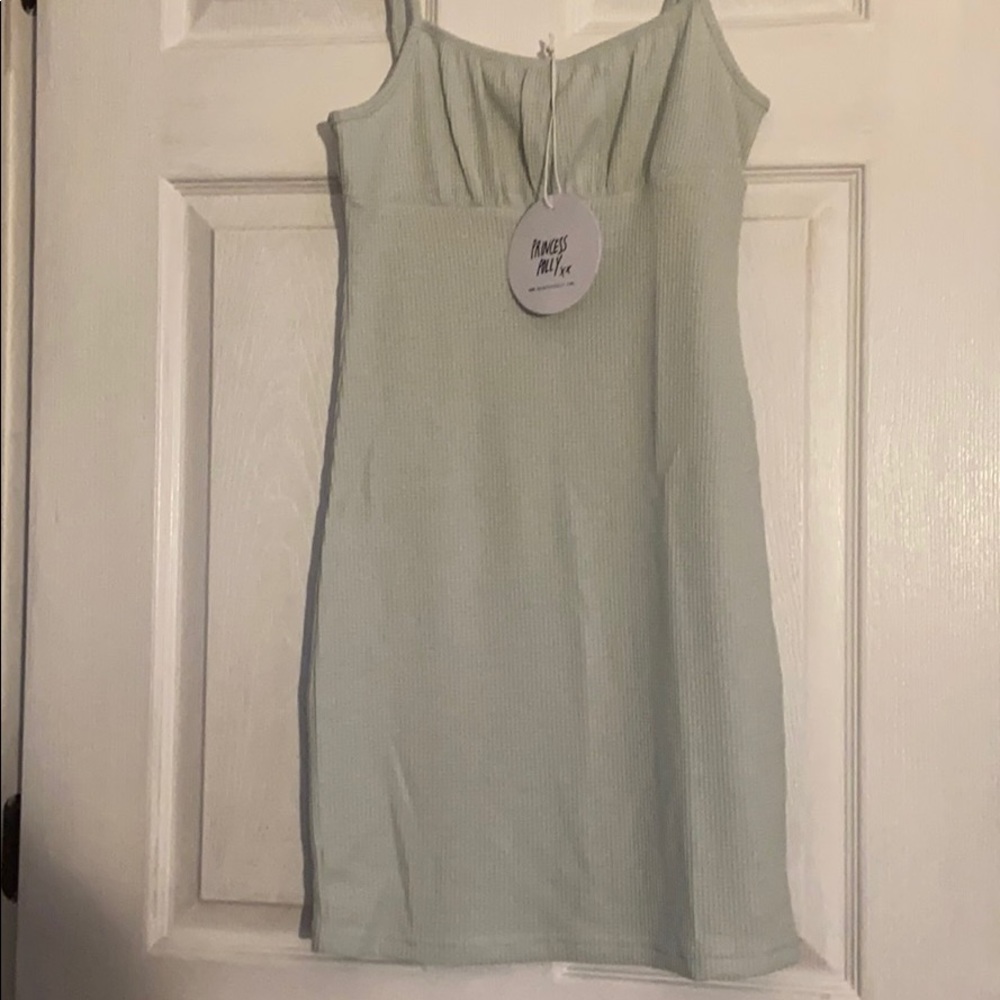 Waffle body on dress